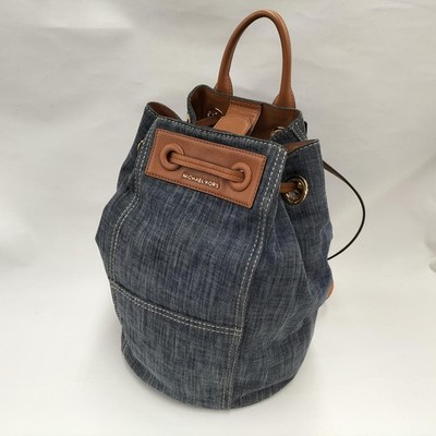 MICHAEL KORS 30t6gk7b3c denim drawstring Backpack