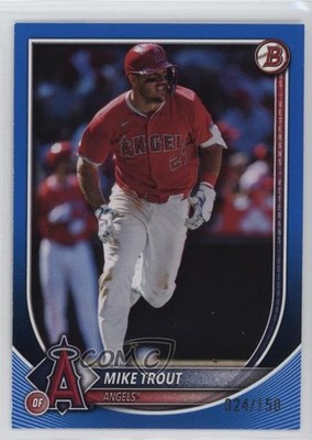 2025 Bowman Blue /150 Mike Trout #1 o7m