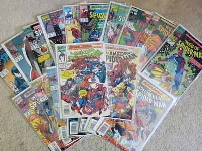 Spider-Man - Mixed Lot of 19 Issues - Amazing, Spectacular, Web, Etc...
