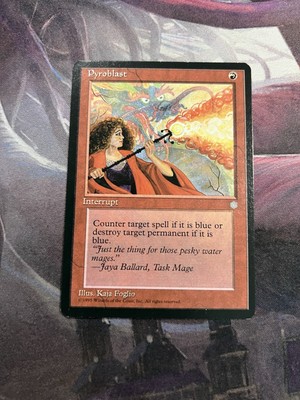 Pyroblast LP Ice Age Magic the Gathering MtG