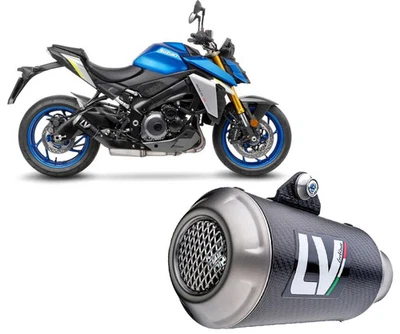 Pot d'echappement Leovince LV-10 Carbone Approuvé SUZUKI GSX-S 1000 2021 2024 - Photo 1/4