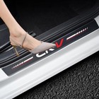 4Pcs Door Sill PVC Rubber Anti-Scratch Cover For Honda CR-V Accessories