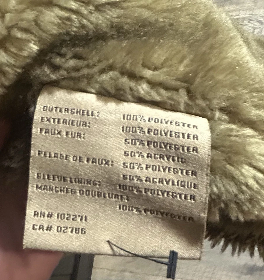 Chaqueta de bombardero de aviador Columbia para hombre de cuero sintético, talla XL Foto 4 de 4