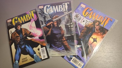 Gambit #1 #2 #3 Marvel Comics (November, 2004) Direct Edition