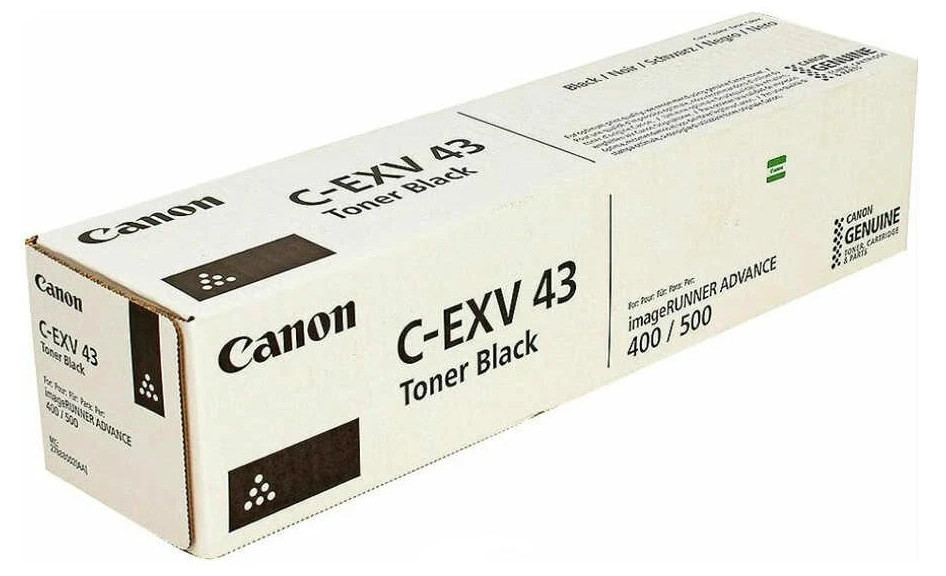 GENUINE CANON C-EXV 43 TONER ImageRunner Advance 400/500 BLACK - BRAND EW SEALED