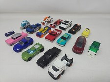 Lot of 20 Assorted Die-Cast Toy Cars Hot Wheels Matchbox Disney Pixar  More