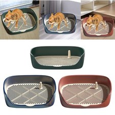 Bandeja para orinar interior para inodoro para perros portátil para gato perro orinal entrenador esquina