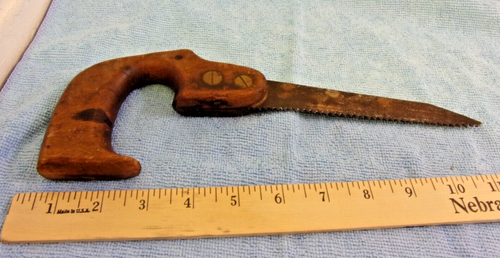 Vintage Antique Carpenters Hand Saw for wood