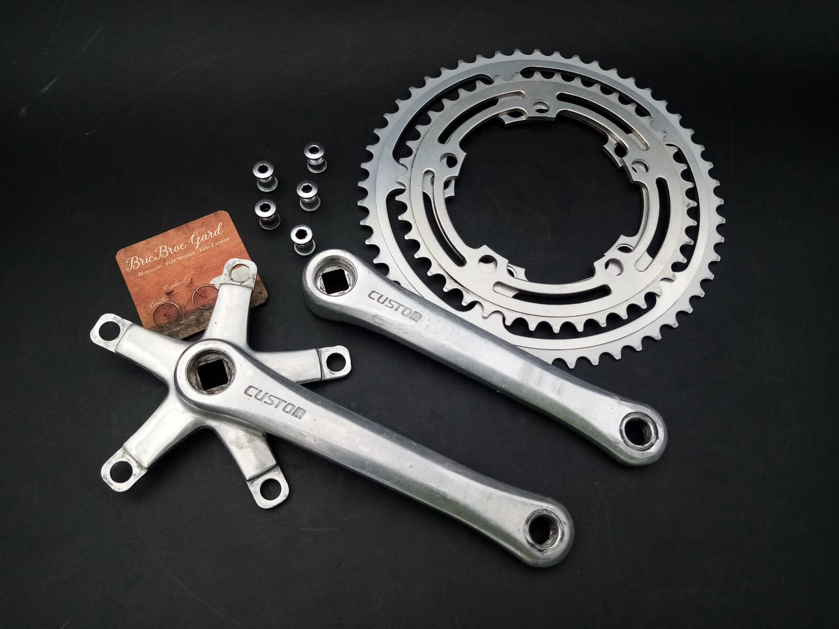 OLD SCHOOL SAKAE RINGYO SR CUSTOM CRANKSET DOUBLE 170mm 52 42 PEDALIER VELO BIKE