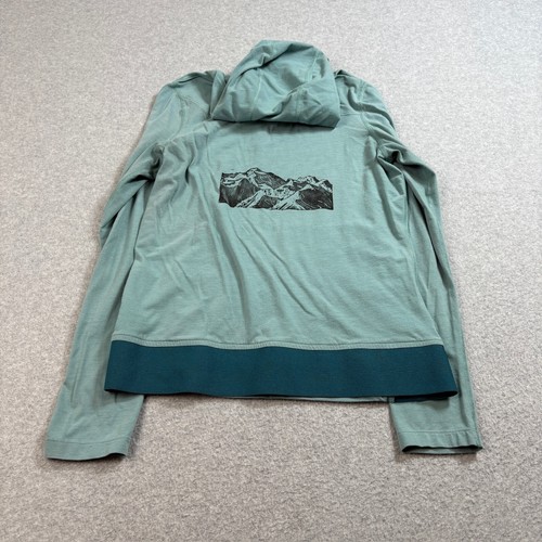 Outdoor Research Hoodie Men S Blue Hooded Windbreaker Hike Running Lightweight - Picture 2 of 8