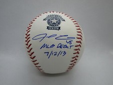 Jarred Cosart Signed Autographed Astros Inaugural Season MLB Baseball (BSB788)