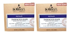Dr. Miracle's Repair Damaged Hair Medicated Treatment 12 Oz Set of 2