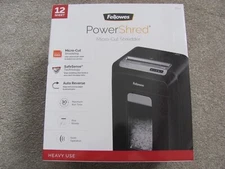 Brand New Fellowes Powershred 12 Sheet Micro-Cut Paper Shredder CRC46402