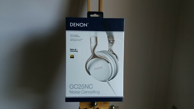 Denon AH-GC25NC weiß Noise Cancellation Kopfhörer (black & withe)