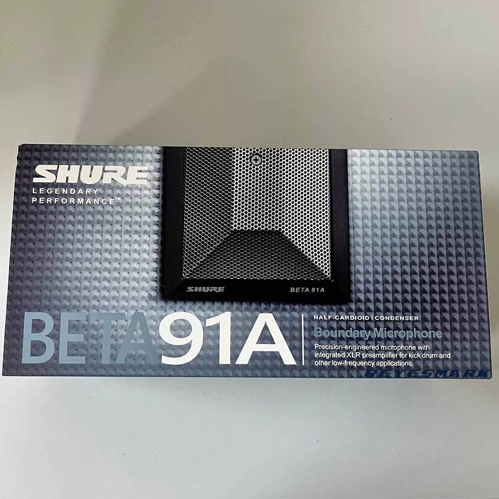 Shure Beta 91A Half Cardioid Condenser Kick Drum Microphone US Stock Wired