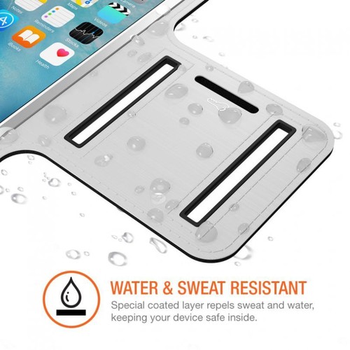 RUNNING ARMBAND SPORTS WHITE GYM WORKOUT CASE COVER BAND ARM STRAP for PHONES - 第 4/6 張圖片