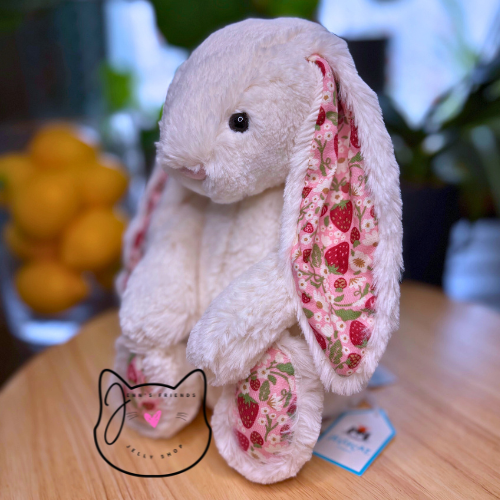 新品　 Blossom Cream Bunny Small 花柄 AUTHENTIC Jellycat BLOSSOM CREAM BUNNY 'Berry' MEDIUM New BNWT