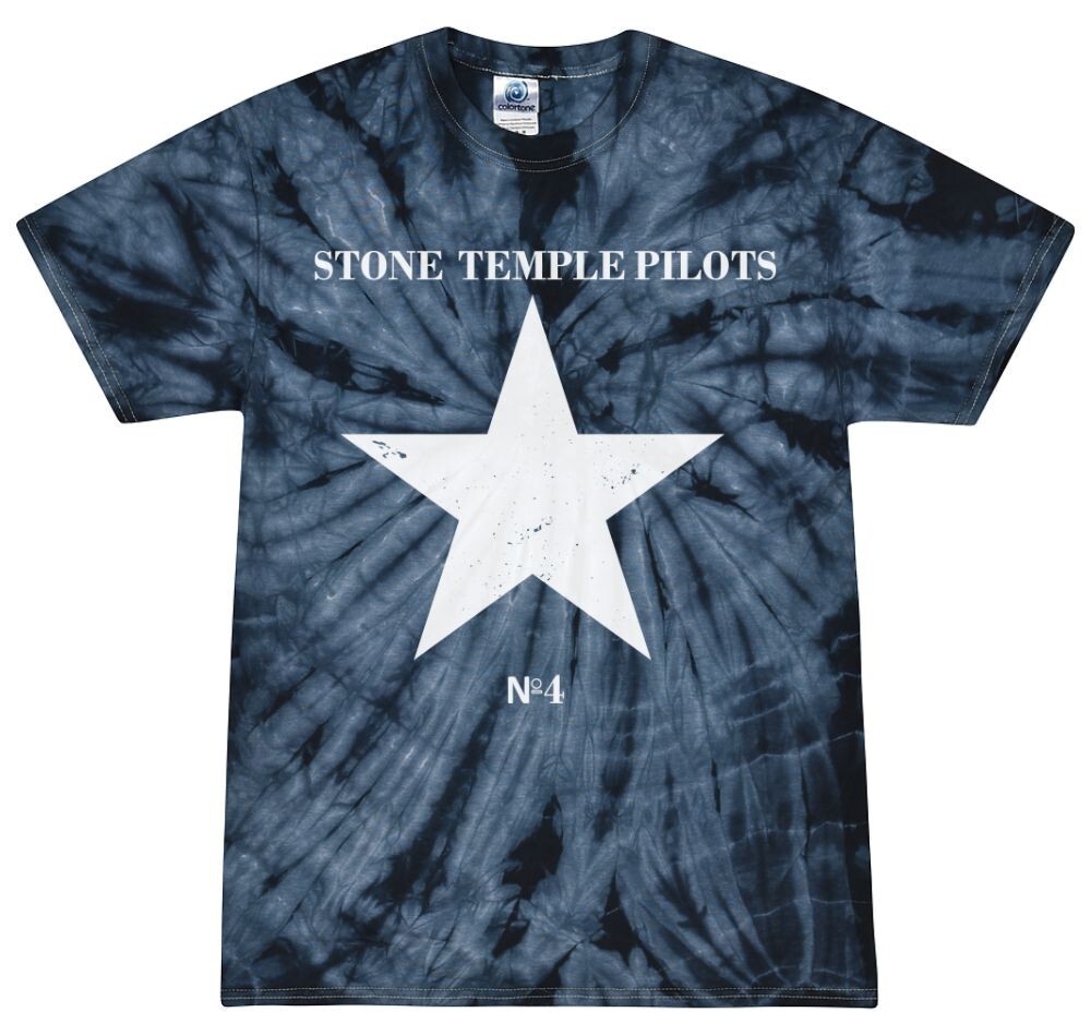 Stone  tshirt 4点 Stone Temple Pilots No. 4 Tie-Dye T-Shirt on Youth & Adult Size