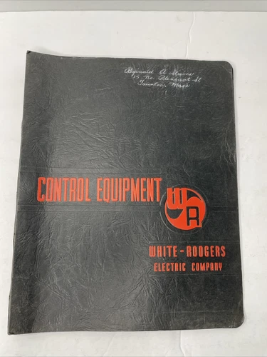 VINTAGE RARE WHITE-RODGERS CONTROLS CATALOG, REFRIGERATION Temperature Controls