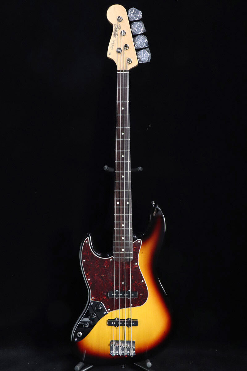 New Fender Made in Japan Traditional 60s Jazz Bass Left-Handed 3-Color  Sunburst