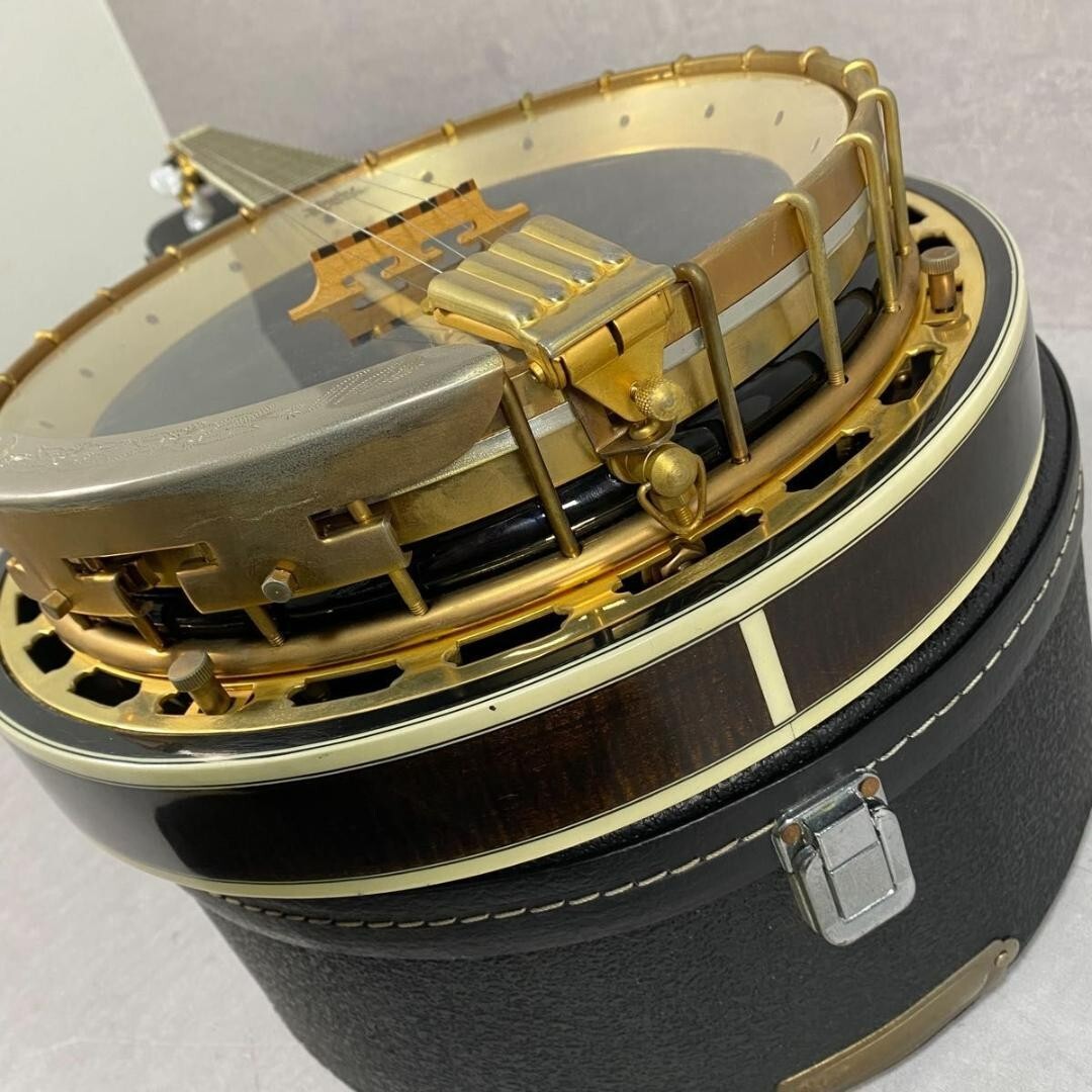 Aria アリア SB-600 5弦 デラックスバンジョー　BANJO Aria SB-600 5-String Deluxe Banjo Tiger Maple Neck Japan