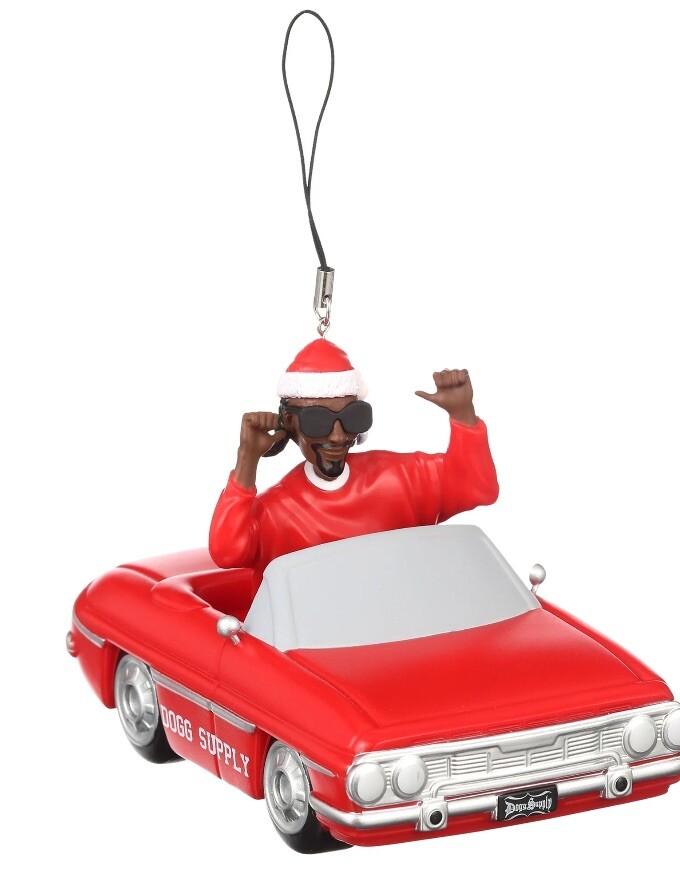 snoopiさま Snoop Dogg On The Stoop JUMBO CHRISTMAS ORNAMENT Red 64 Impala
