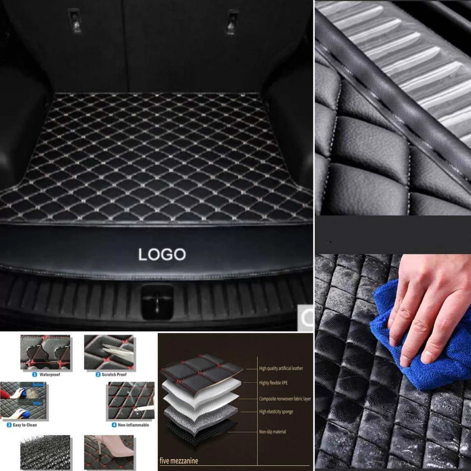 For Toyota Sequoia Solara Supra Car Floor Mats Custom Floor Liner Cargo Carpets - Image 2 of 4