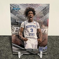2022-23 Bowman University Best Kendric Davis 90 Memphis Rookie Card RC