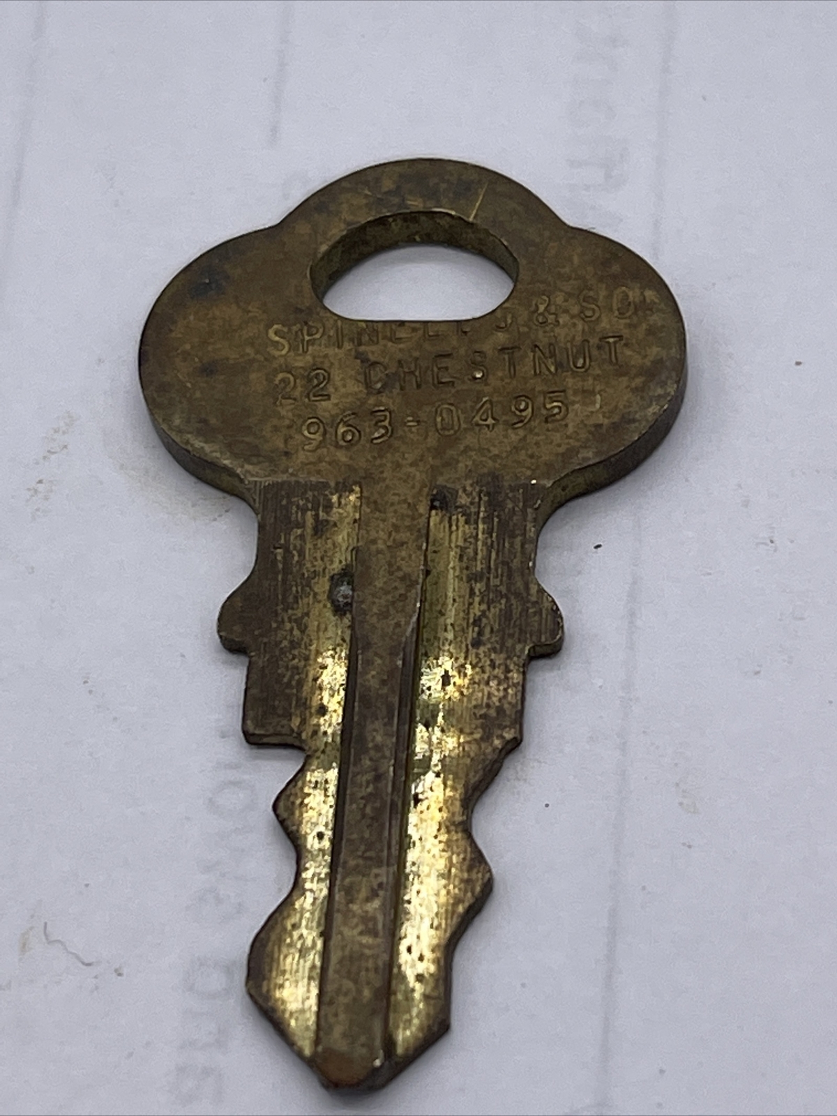Vintage Chicago Lock Co. Key No Numbers eBay