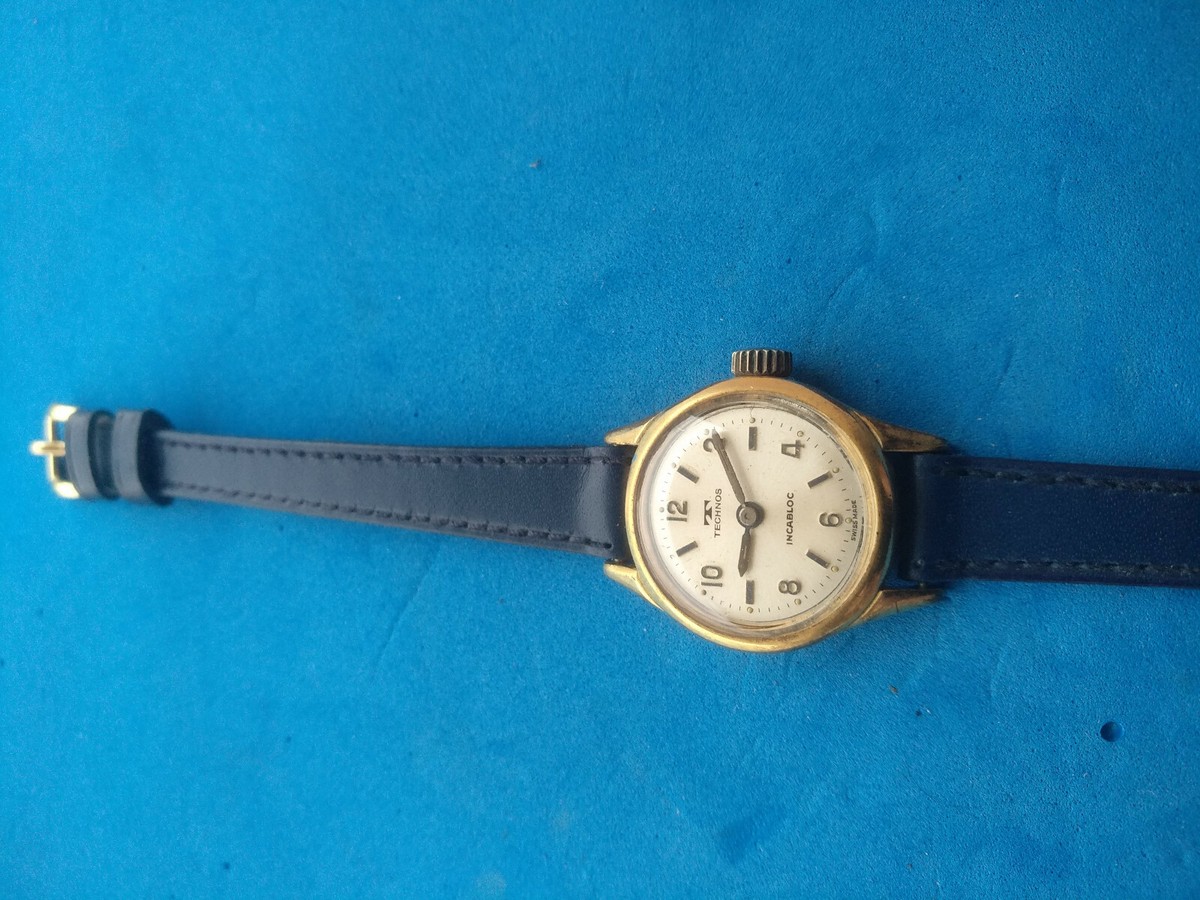 Vintage Technos Incabloc 17J Hand Winding Ladies Wristwatch_395 | eBay