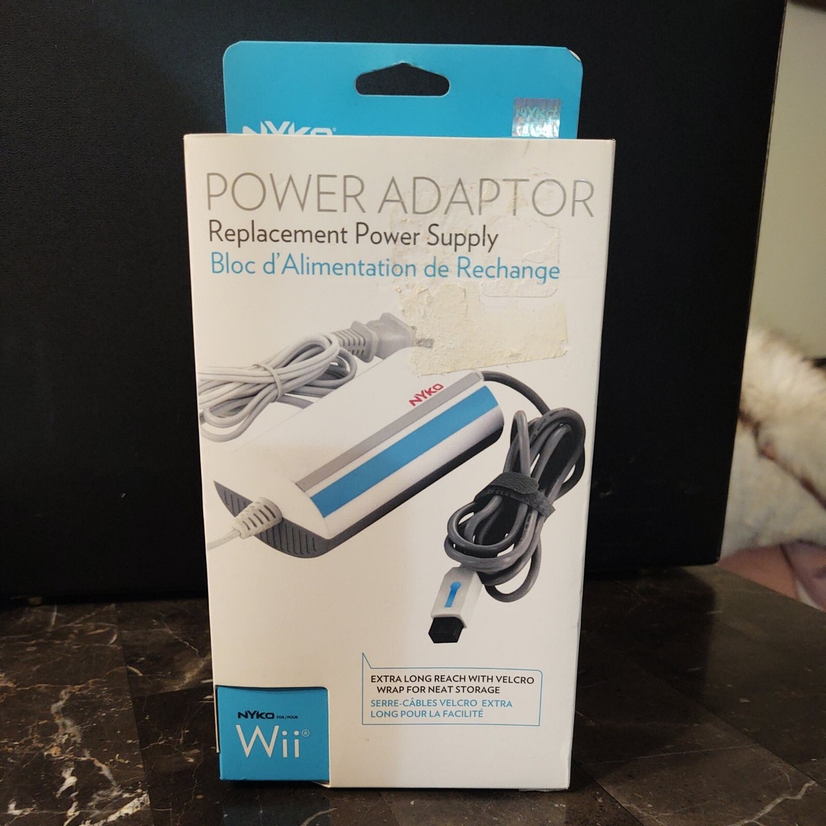 Nintendo Wii Replacement Power Supply Adapter Nyko Color Changing