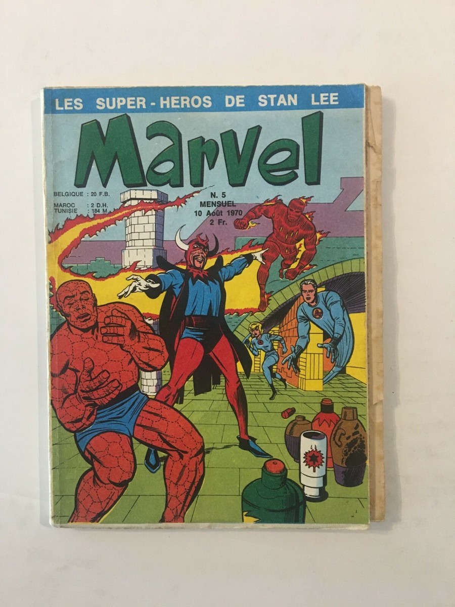 Comic Marvel N°5 - Edition LUG Août 1970, état Vintage Correct Pour Collection