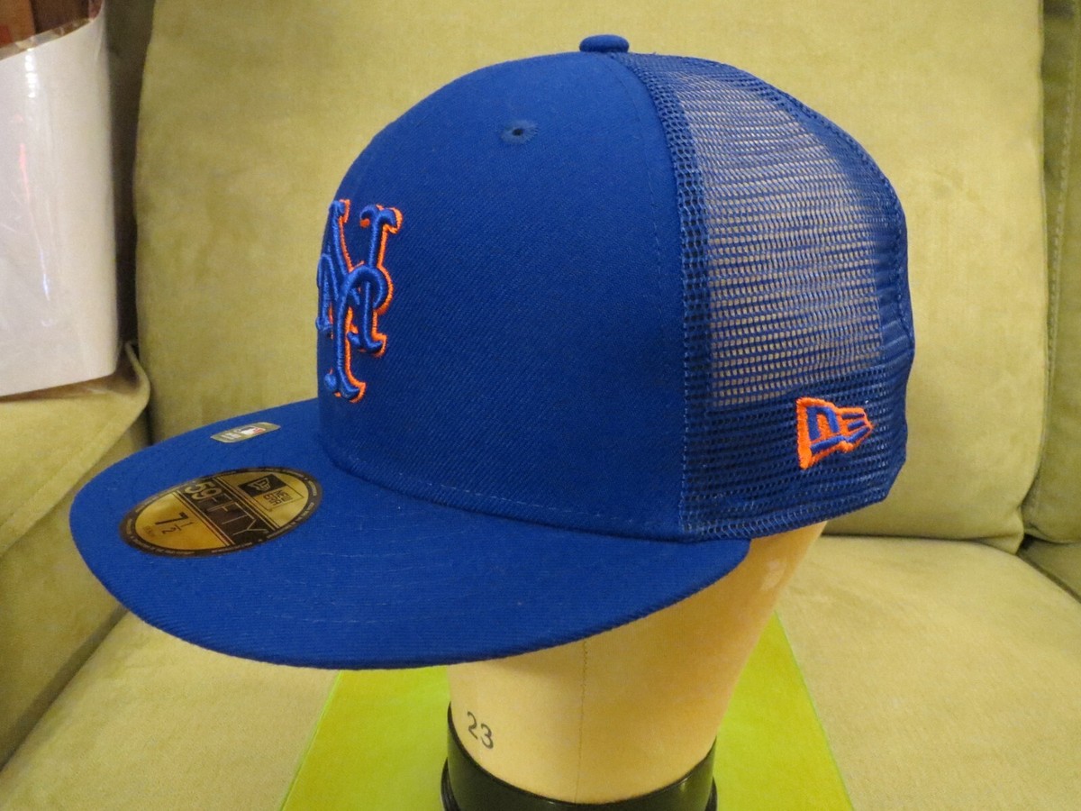 New Era NY Mets On Field Batting Practice 2023 Fitted Hat, Trucker