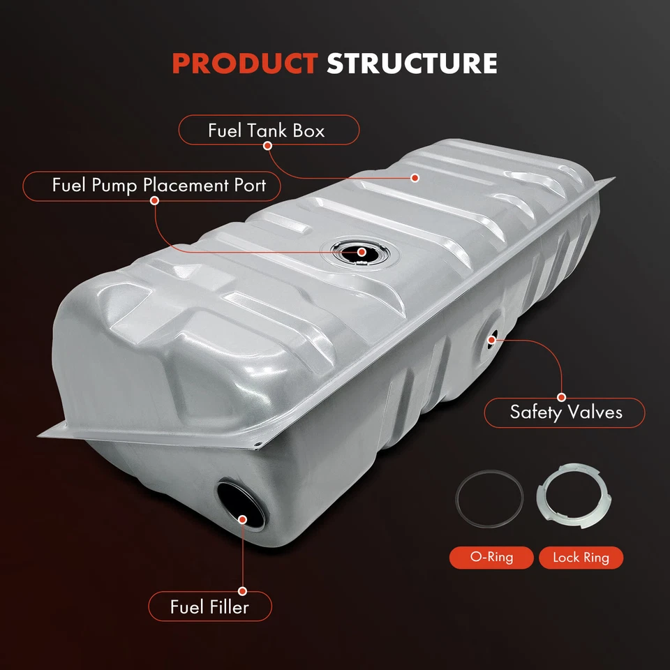 Tanque de combustible de 24 galones para Ford Custom 500 1975-1977 LTD 1975-1978 Lincoln Mercury Foto 2 de 4