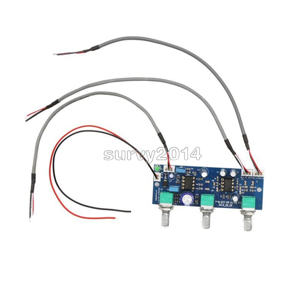 NEW DC 12V24V Lowpass Filter NE5532 Subwoofer 2.1CH/PreAmplifier