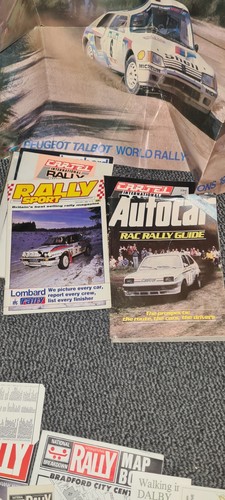 Rally Car Lombard RAC Cartel 1979 -90 programmes & Ephemera & Donnington Folder - Picture 9 of 24