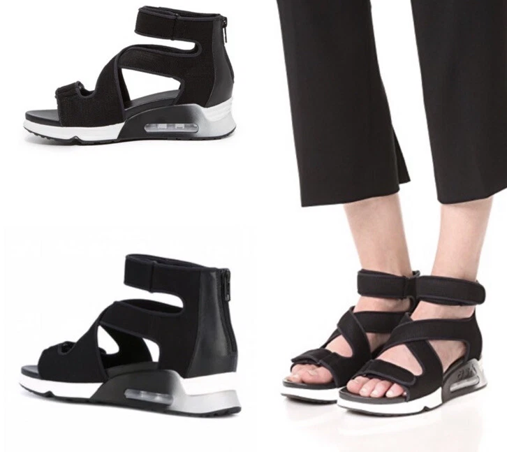 ASH LIPS Women s Sport Sandal Size 9 Black White Sneaker Sandal eBay