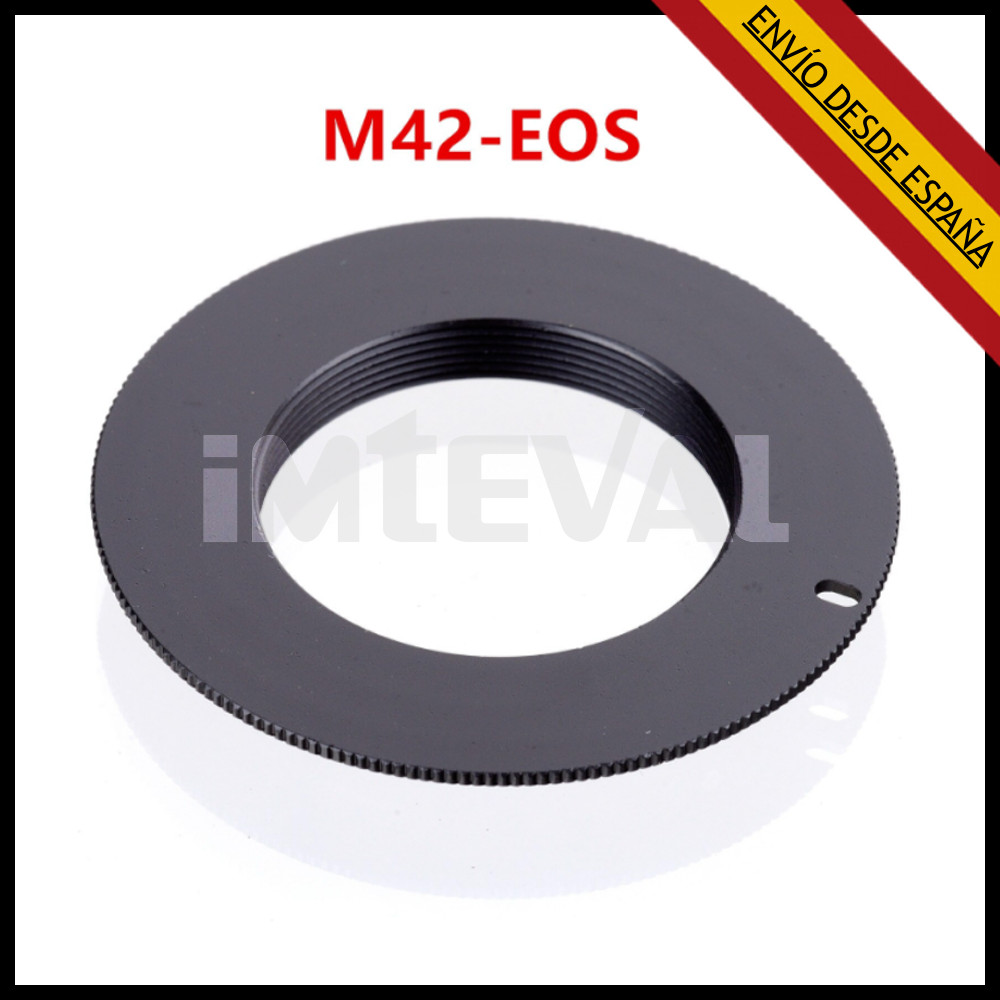 ADAPTADOR M42 A CANON EOS 5D II III 60D 650D rebel M42-EOS...