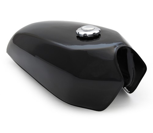 Cafe Racer Gas Tanks - Black / Raw Steel - Retro Motorcycle CHOOSE COLOR & STYLE - 第 84/114 張圖片