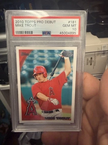 2010 Topps Pro Debut Mike Trout Psa 10