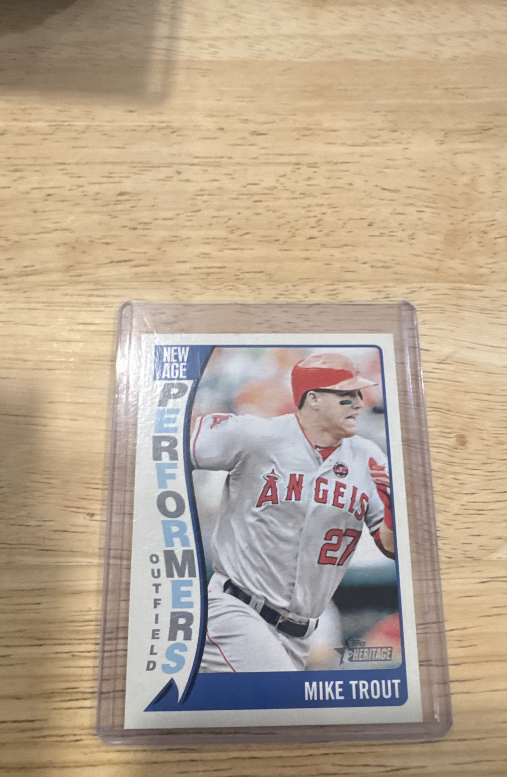 2014 Topps Heritage - New Age Performers Mike Trout #NAP-MT