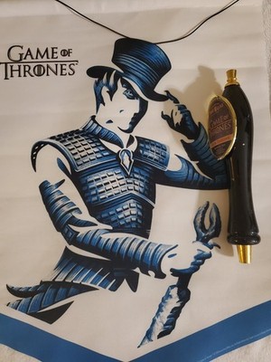 Game Of Thrones Iron Throne  Tap Handle Johnnie Walker White Walker Banner