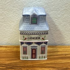 GINGER 1989 Lenox Spice Village House Jar w Lid Displayed Only MINT