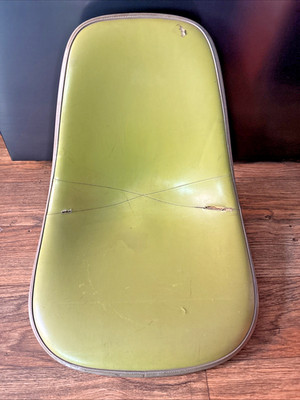 Vintage Herman Miller Eames Green Chair Padded Shell Seat No Legs Need TLC