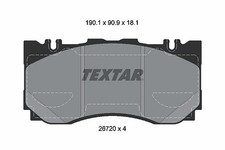 TEXTAR Bremsbelagsatz, Scheibenbremse Vorderachse für MERCEDES-BENZ