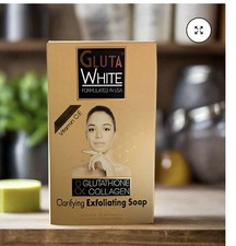 Gluta White Glutathione Collagen Clarifying Exfoliating Soap