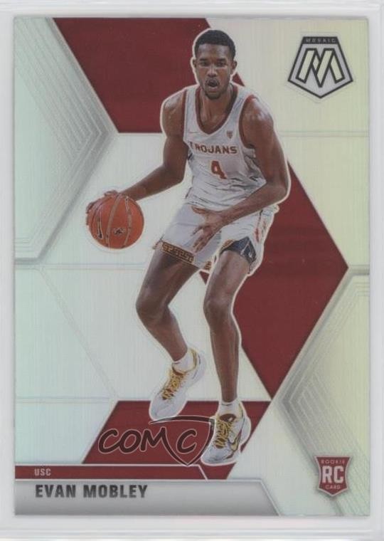 2021-22 Panini Chronicles Draft Picks Mosaic Silver Evan Mobley #252 0t2