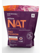Pruvit Keto OS NAT Tru Passion Charged   Exogenous Ketones Drink Mix   20 Pack