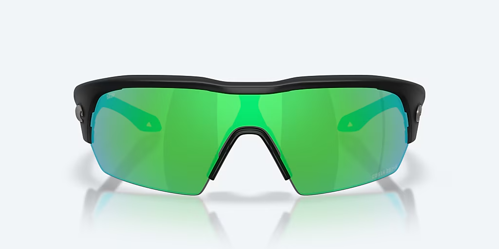 Costa Del Mar Sunglasses PILOTHOUSE PRO Black / Green POLARIZED