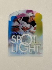2025-26 Fleer Flair Center Spot Light CS-10 JACK HUGHES New Jersey Devils